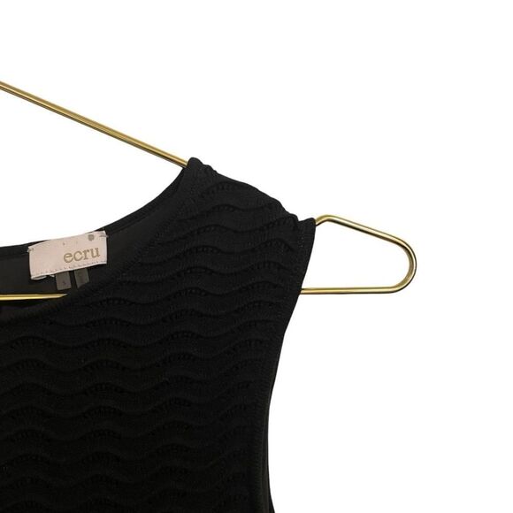 Ecru Multicolor Striped Sleeveless Cotton Sweater Dress Size Small - Picture 3 of 9